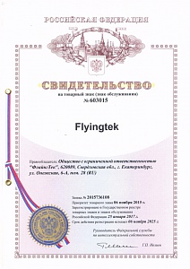 Свидетельство "Flyingtek"